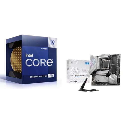 Image of Intel Core i9-12900KS Gaming Desktop Processor + MSI MPG B760M Edge TI WiFi Gaming Motherboard