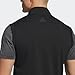 adidas Men's Elevated Quarter Zip Pullover Vest, Black, Large