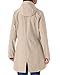 Damen Regenjacke Lange Softshelljacke mit Kapuze Frauen Übergangsjacke Regenmantel Gefütterte Funktionsjacke Wasserdichte Windbreaker Wanderjacke Atmungsaktive Jacke Outdoorjacke Hellkhaki M