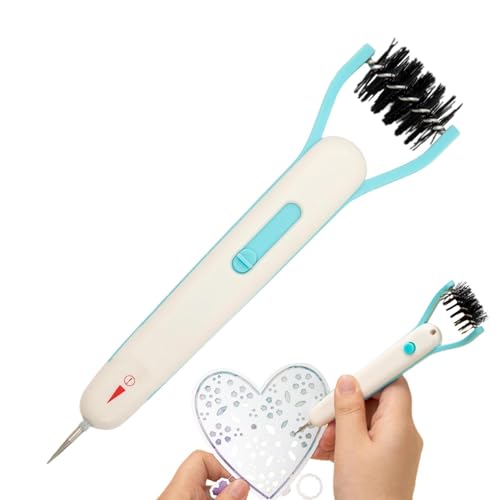 Pincel para troquelado para hacer tarjetas, pincel para troquelado, herramienta de limpieza manual de troqueles - Cepillo portátil para la limpieza de troqueles, herramienta