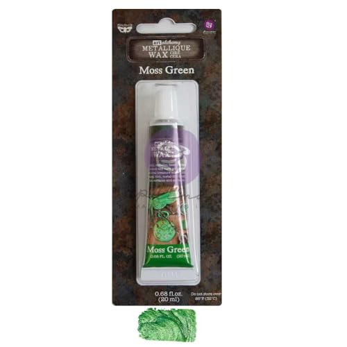Finnabair Art Alchemy Metallique Wax .68 Fluid Ounce-Moss Green