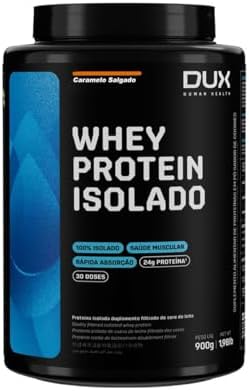 Dux - Whey Protein Isolado - 900g - Caramelo Salgado
