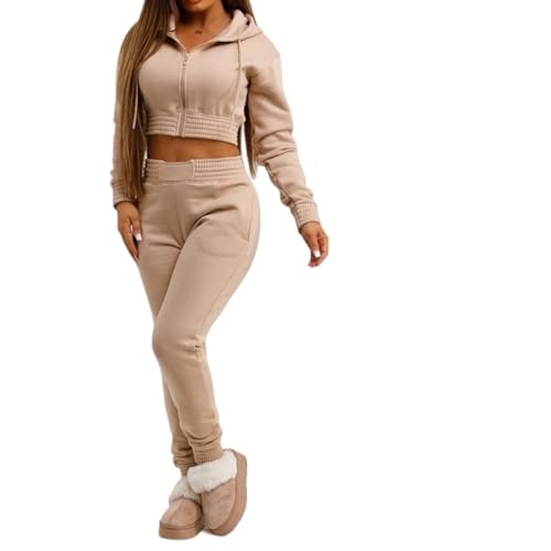 Survêtement polaire zippé pour femme idéal pour le cocooning et le télétravail