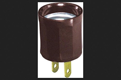 Leviton Outlet Adapter Socket Plug-In 15 A 125 V Medium Brown