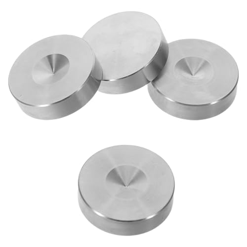 Pies de aislamiento para amplificador y altavoces de acero inoxidable 23.5x7 mm