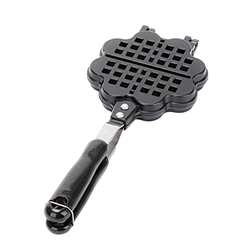 Fenteer Nicht-Stick -Seite Waffel Backform Pan Aluminium Legierung Waffeleisen Waffel zu Platte Kochen Backen werkzeug