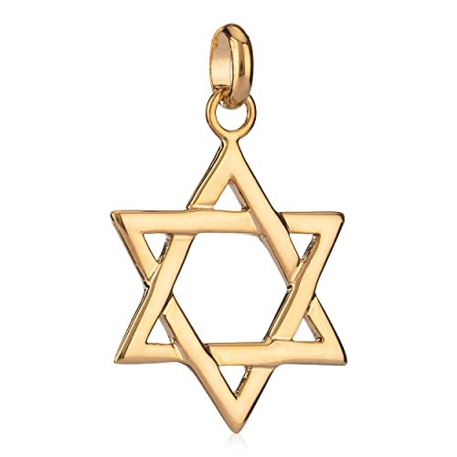 Étoile de David NKlaus pendentif hexagramme 20mm anti ternissement