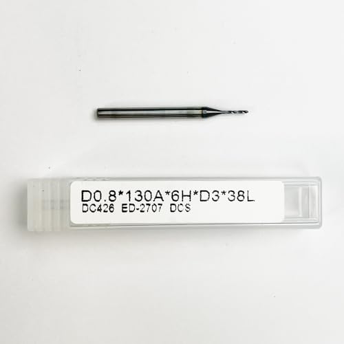 HUAZHICHUN D0.8 * 130A*6H*D3*38L Diameter0.8/Angle130/Edge length6/Handle length3/Overall length38