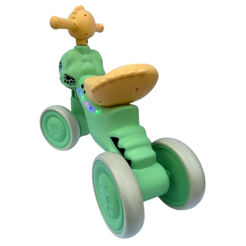 Bicicleta De Equilibrio Infantil Bebe Kidino Motoca Infantil Dino Verde Triciclo Bebe Leve e Durável