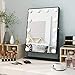 Hansong Black Vanity Mirror Makeup Mirror with Lights 12 Dimmable LED Bulbs Lighted Makeup Mirror Touch Screen Control 10X Magnification