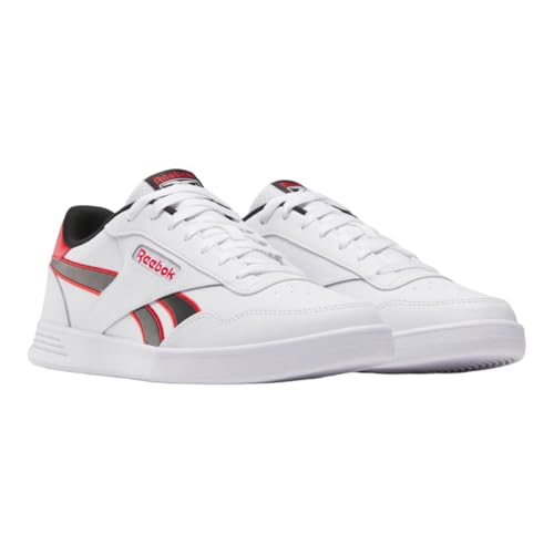Reebok Reebok Unisex Court Advance Trainers, White Black Vectorred, 4