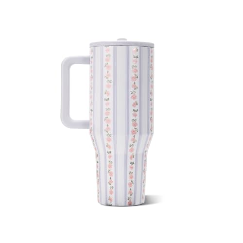 Image of HydroJug Traveler 40oz, Insulated Tumbler with Handle & Straw, Primrose
