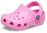 Crocs Classic Littles Clogs |Baby Shoes, Taffy Pink, US 2-3 Unisex Infant