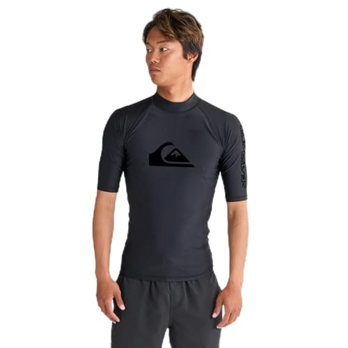 QUIKSILVER UPF50+ハイネック半袖ラッシュガード