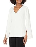 Anzugsoberteil Trina Turk Damen Legendäres Top Bluse, Winter-Weiß, 44