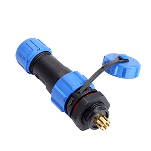 Plug Socket, 2Pin 3Pin 4Pin 5Pin 6Pin 7Pin 9Pin IP68 Aviation Plug Socket Connector à Prova D'água