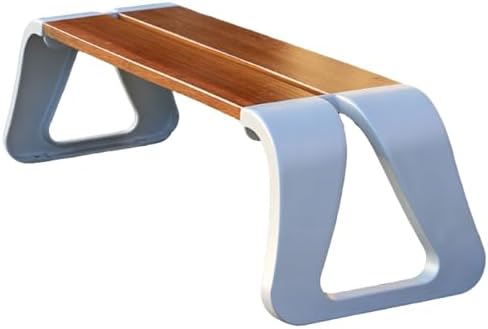 <h3>Modern Bench With Geometric Contrast</h3>