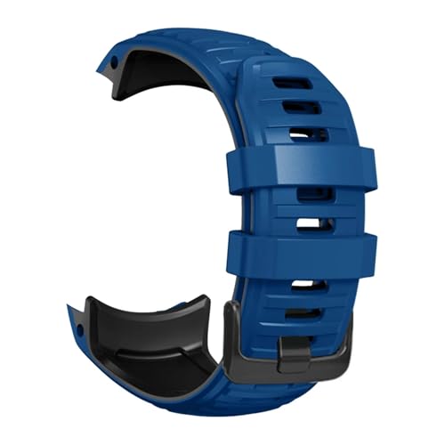 [�����ȓX] �ɓK��Garmin Instinct 2X �\�[���[�E�H�b�`�o���h �V���R���E�H�b�`�X�g���b�v �E�H�b�`�o���h �u���X���b�g �����p���X�g�o���h(Blue black 1)