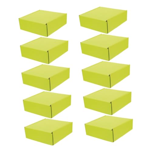 HOODANCOS 10 Cajas De Cartón Corrugado Embalaje Para Fundas Para Teléfonos Móviles Cajas De Papel Cajas Para Manualidades Cajas De Correo Corrugadas Compartimentos Para Bolsas