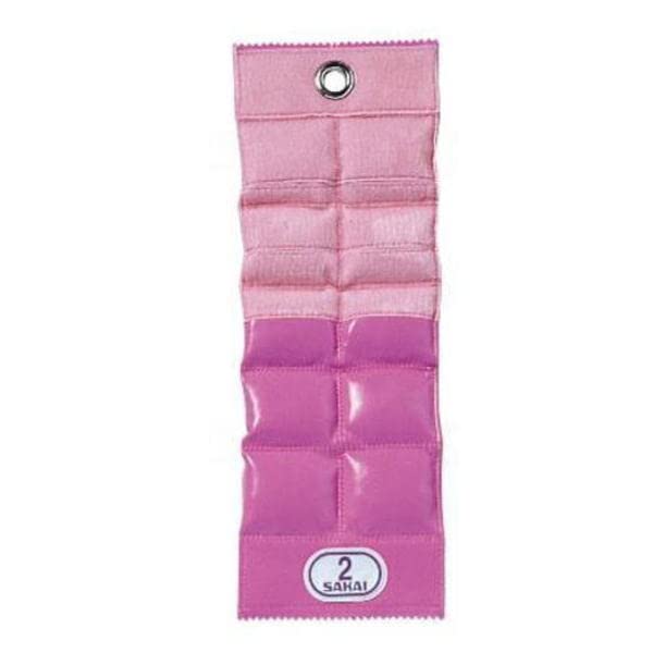 【リハビリテーション用】 カラー重錘バンド 2kg (チェリーピンク)