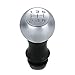 Goolsky Pomo de palanca de cambios con cabezal cromado para Peugeot 106 206 207 307 407 407 408 508 807