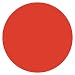 DayMark 112240 MoveMark Blank Solid Circle Removable Label, 3/4" Diameter, Red (Roll of 2000)
