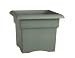 Fiskars 14 Inch Veranda 3 Gallon Box Planter, Thyme Green