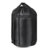 Jxiwfvl 18L Sleeping Bag Stuff Sack, Sleeping Bag Cover Waterproof, Compression Stuff Sack Water Resistant Cover Sacks Organizer - Great Bags Clothes Camping Hiking Travel