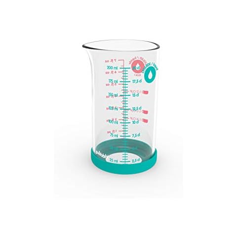 Pebbly PKM-0200B Measuring Jug, 200 ml, Multi-Colour Cover