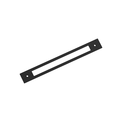 Image of Amerock Medora 8-13 /16 inch Matte Black Backplate