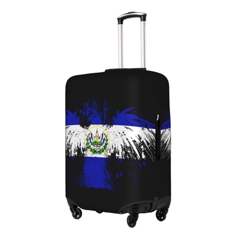 Travel Luggage Cover El Salvador Flag Fashion Washable Baggage Suitcase Protector Fit For Luggage Medium2