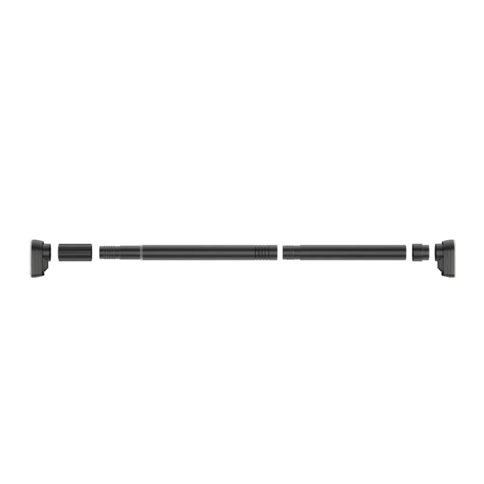 Barra de cortina ducha acero inoxidable ajustable, estante secado ropa, poste telescópico sin taladro for cuarto lavado y baño Para Baño