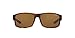 Arnette Men's An4224 Boxcar Rectangular Sunglasses, Fuzzy Tortoise/Brown Polarized, 59 mm