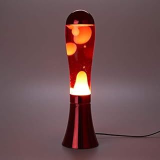 Balvi Lampe Lava Magma Couleur Rouge Lampe avec Lave Originale et Amusante Article de déco Moderne Al