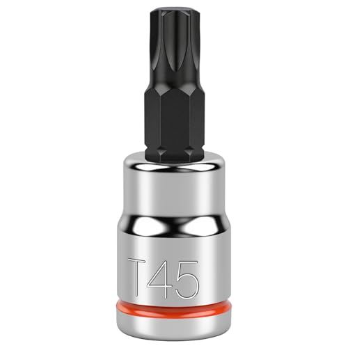 JU JIAN TEC 3/8 Inch Drive Torx Bit Socket T45