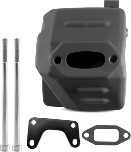Muffler Bracket Kit Fit for Husqvarna 394 395 394XP 395XP Chainsaws Replace 503711305, with Muffler Bolt & Gasket Assembly