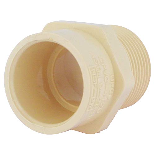 CHARLOTTE PIPE 3/4 CTS CPVC MALE ADAPTR COLD WATER ONLY COLD WATER DISTRIBUTION (1 Unit Piece)