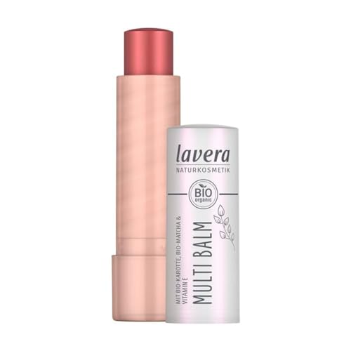 lavera Multi Balm Sunrise Rosé 04 - Intense Colour - Fresh Glow - Effortless Blending - for Eyes, Lips & Cheeks - Vegan - Natural Cosmetics - 4.9 g