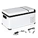 Outsunny Frigo Portatile Elettrico a Compressore 20L con Maniglia e Schermo LCD, Frigorifero Piccolo da 12/24V DC e 110/240V AC, per Auto e Camion