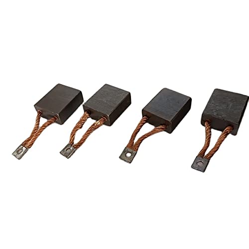 JWDAWN 4Pcs 2 Wires KDS Motor Carbon Brush Graphite Brush 16 * 32 * 38 16x32x38 mm for EZGO Golf Cart Club Car Accessories