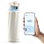 BOOST Smart Water Bottle with Reminder to Drink Water & Water Tracker Bottle - Double Wall Vacuum Insulated Water Bottle Stainless Steel, Wide Mouth 32 oz Water Bottles, Ideal for Gift - White