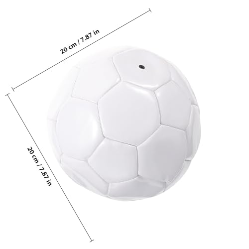 Balón de fútbol talla 3 para pintar con kit de manualidades exterior y 7 accesorios infantiles 3