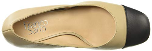 Franco Sarto Women's Roller Pump, Beige/Black, 6 M Us #TOP4