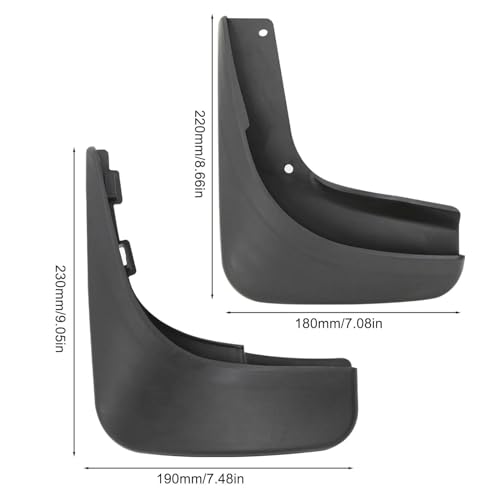 Guardabarros para Golf 6 Mk6 con diseño resistente que bloquea salpicaduras de barro delanteras 3