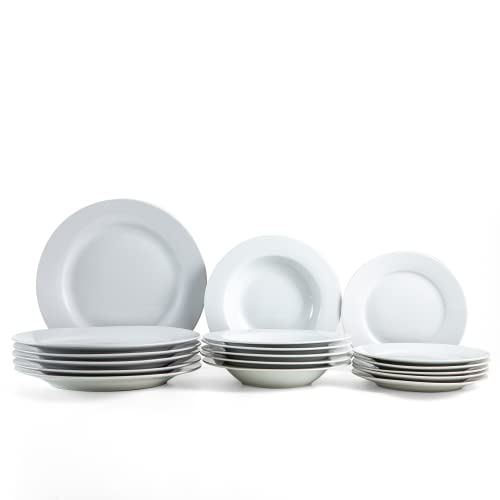Deagourmet, Saturno Set Piatti da Tavola 18 Pezzi