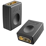 VCE HDMI Coupler HDMI Female to Female Connector 3D 4K Extension Adapter Compatible with PCs and Xbox One，Wall-Mounted TVs and Five TV Sticks, 2-Pack