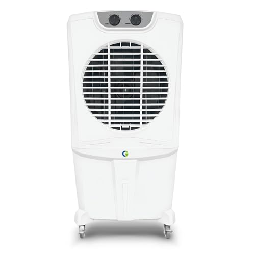 Image of CG Beluga 115L Desert Air Cooler for Home | Inverter Compatible | Ice Chamber | Castor Wheels | Water Level Indicator | Up to 45 Ft Air Throw | 3 Yr Motor and Pump Warranty | 1 Yr Product Warranty