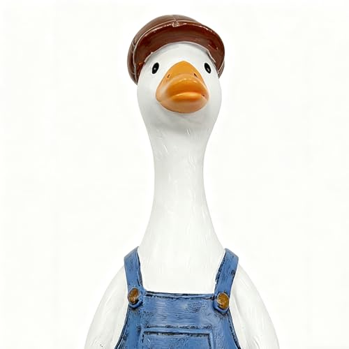 Décoration de canard résine pour égayer un jardin triste