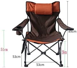 Miniatura 5 de Silla plegable Silla plegable reclinable para exteriores (naranja) (azul talla única)