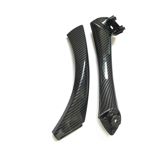 Tirador Puerta para Serie 3 para E90 para E91 para 316 para 320 Tirador De Puerta Interior Izquierdo Y Derecho con Moldura De Cubierta Tirador Puerta Derecha(Carbonfiber Left)